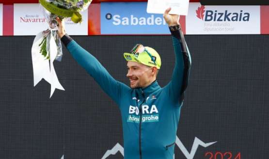 Primoz Roglic  se impuso en la contrarreloj individual que dio inicio a la Vuelta al País Vasco.