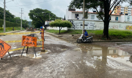 Obras de Aguas Kpital se vieron afectadas por las lluvias y causaron accidentes