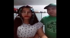 Viral se volvió un video en el que un papá obligó a su hija a disculparse por bailar twerking. /FOTO: Redes sociales.