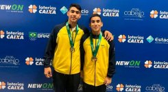 Camilo Vera y Ángel Barajas, gimnastas cucuteños 