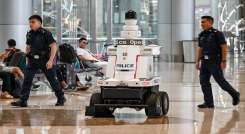 Policías-robots. / Foto: AFP