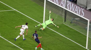 Francia venció 1-0 a Alemania en la Eurocopa 2020. 