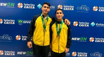 Camilo Vera y Ángel Barajas, gimnastas cucuteños 