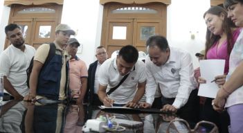 Gobierno departamental firmó acuerdos para mejorar situación de familias cocaleras del Catatumbo.